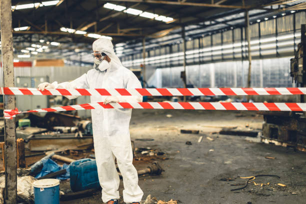 Professional Trauma Scene Cleanup technician working in Davenport, FL